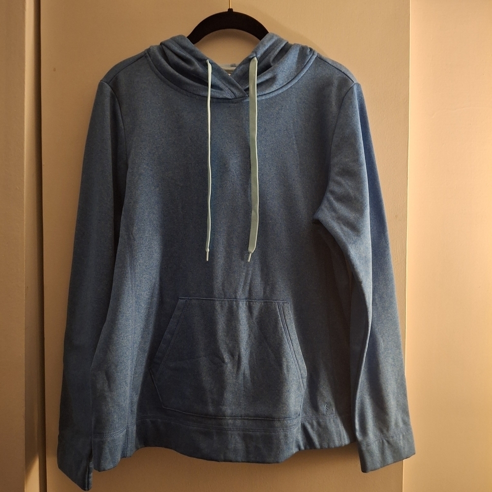 Danskin Now Women's Light Blue Sweatshirt Pullover Hoodie